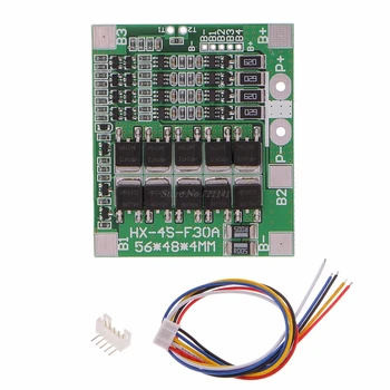 

4S 30A 12.8V w/Balance 3.2V LiFePo4 LiFe 18650 Battery BMS Protection PCB Board Dropship