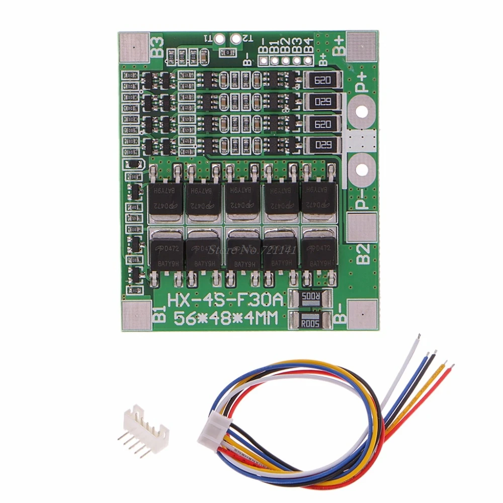 Аккумулятор LiFePo4 18650 с защитой BMS плата PCB 30A 12 8 в балансиром 3 2 Прямая поставка|4s