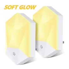LED Night Light, Warm White Night Light for Kids, Plug in Night Light with Dusk to Dawn Photocell Sensor, 2 Pack Night Lights tw l08 white night light