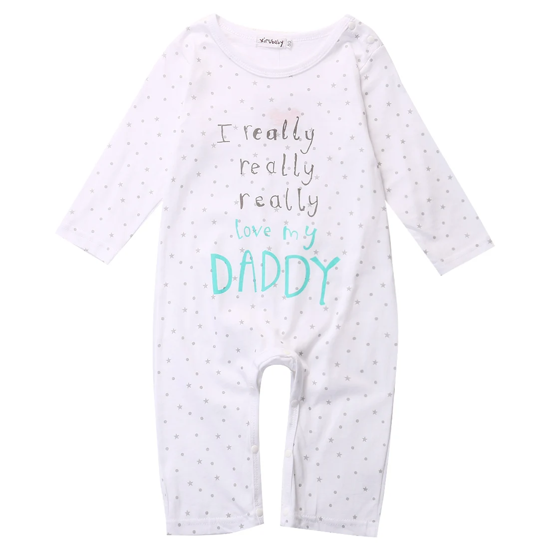 Cute Love Daddy/Mommy Newborn Baby Infant Boy Girl Cotton Romper
