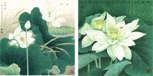 Scenery painting pastoral traditional Chinese style Gongbi painting lotus flowers animals masterpiece reproduction mural prints top traditional chinese painting canvas prints dunhuang cave painting bodhisattva leading a lady donor towards the pure lands