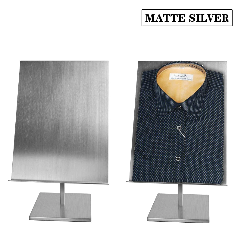 Linliangmuyu metal adjustable angle shirt desktop diaplay stand holder