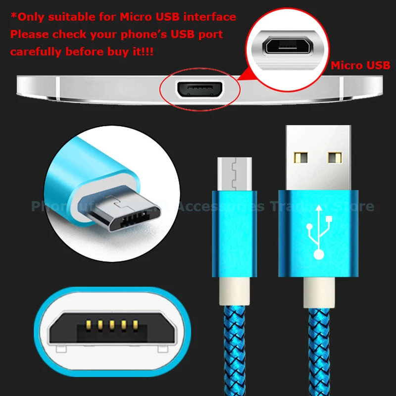 0,5 м/короткий/1 м/1,5 м/2 м/3 м/длинный кабель Micro USB зарядное устройство для Galaxy J3/J5/J7/ для A3/A5/A7/ 0,5 1/1,5/2/3 м 200 см 300 см