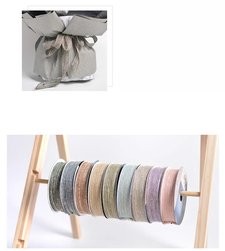 15 Yrds натуральный хлопок и лен цветочные ленты для упаковки вечерние ленты для домашнего декора DIY ремесла подарочная упаковка Швейные аксессуары