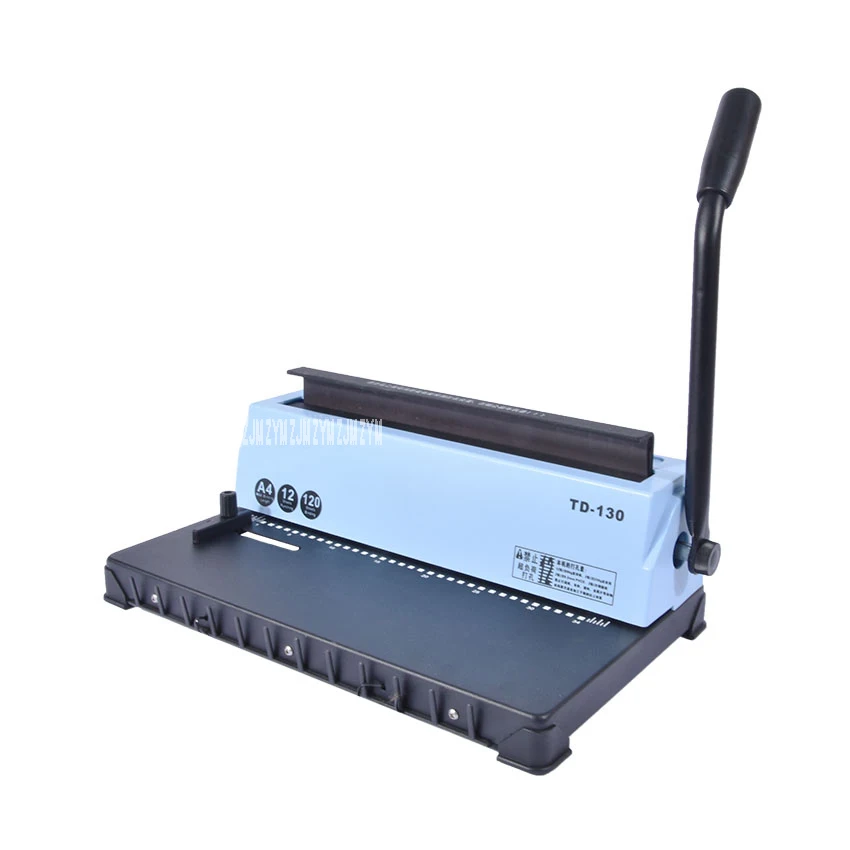 A4 Wire Binding Machine TD-130 Small Big capacity Easy Operation