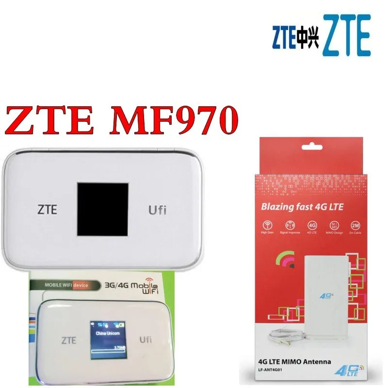 Zte MF970 Rocket Mobile Hotspot LTE плюс 4 г антенны