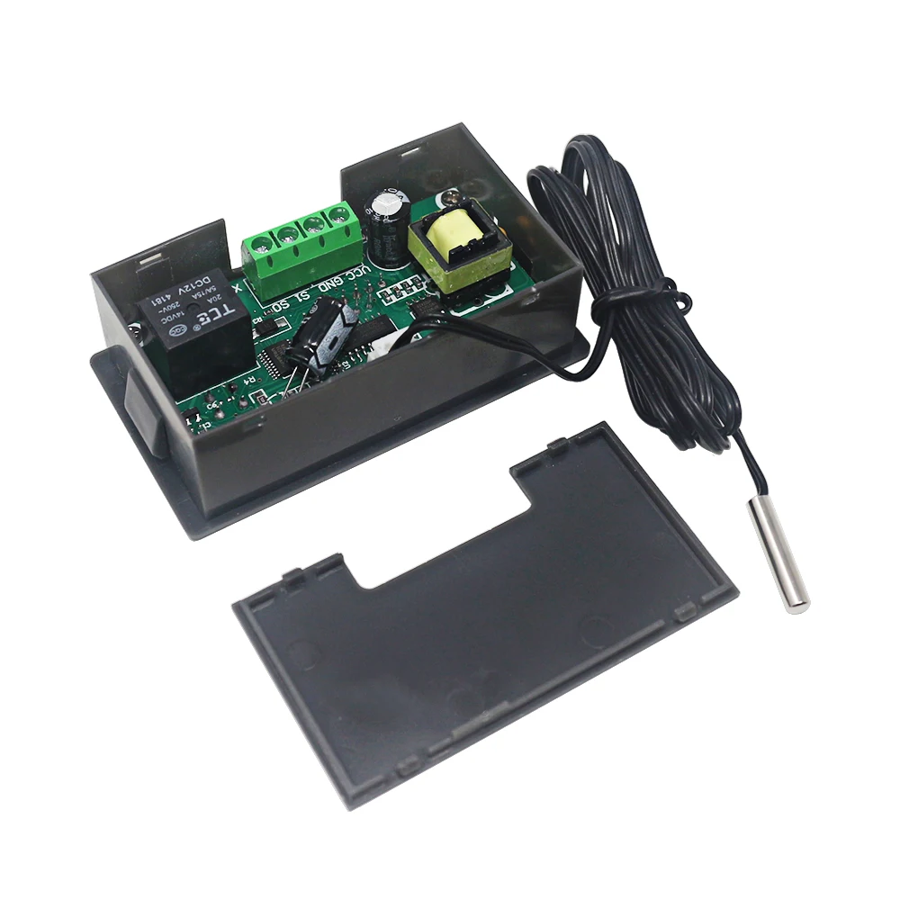 W3230 DC 12V 24V 110 V-220 V AC цифровой регулятор температуры светодиодный дисплей термостат с прибором управления обогревом/охлаждением