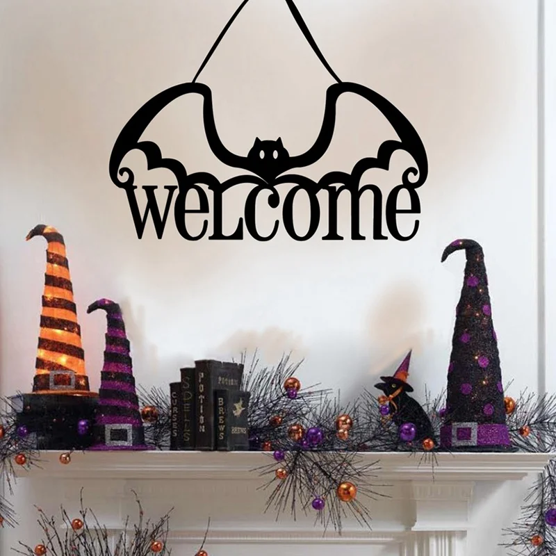 

2019 Halloween Door Hanging Pendant Wall Signs for Party Home Holiday Decorations
