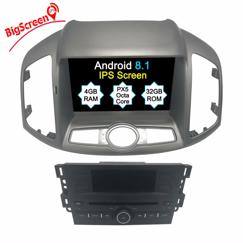 Excellent Android 8.1 Car CD DVD player GPS navigation For CHEVROLET CAPTIVA 2012-2017 multimedia player Satnav tape recorder head unit HD 0