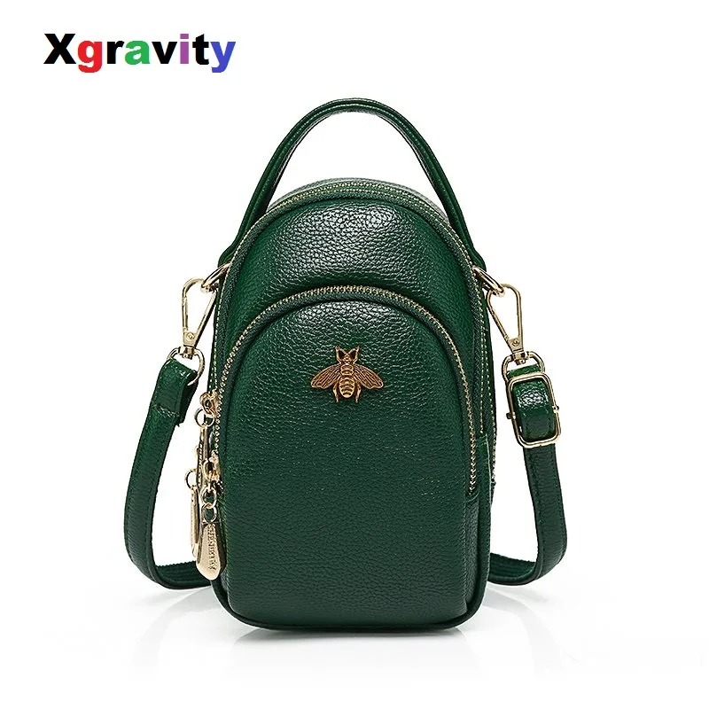 

Xgravity Autumn Green Bag Outdoor Shoulder Fashion Leisure Handbag Mini Travel Women Messenger Bags 2020 Elegant Bags Hot H046
