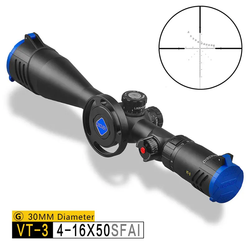 Охотничий прицел DISCOVERY 4 16x50sfai FFP тактический оптический с первым фокусом 1/8MOA
