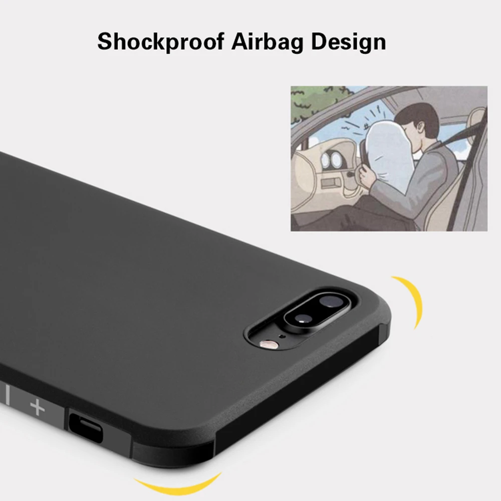 Защитный чехол Artisome для iPhone 7 мягкий силиконовый из ТПУ противоударный