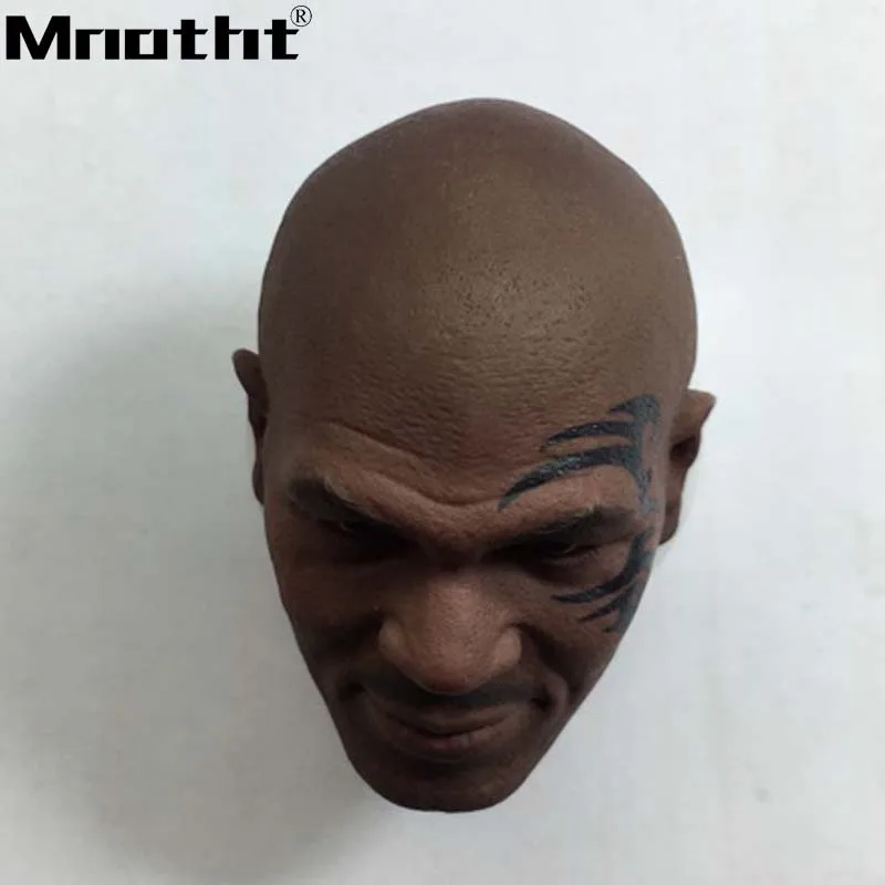 1/6 масштаб Tyson голова Sculpt с татуировкой узор свирепый мужской солдат голова модель для 12in Фигурки игрушки m5 Коллекция DIY