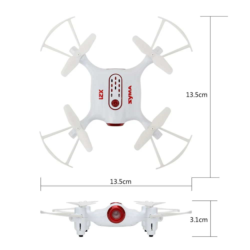 SYMA X21 мини-Дрон Радиоуправляемый вертолет Радиоуправляемый летательный аппарат дроны без камеры с безголовым режимом 3D рулон мини-Дрон игрушки