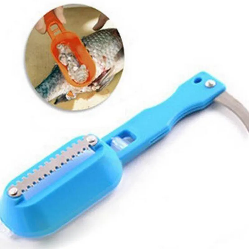 

Seafood Tools Portable Multifunctional Fish Cleaning Tool Killing Scraping Scales with Knife Kitchenware Clean Peeler Tool x