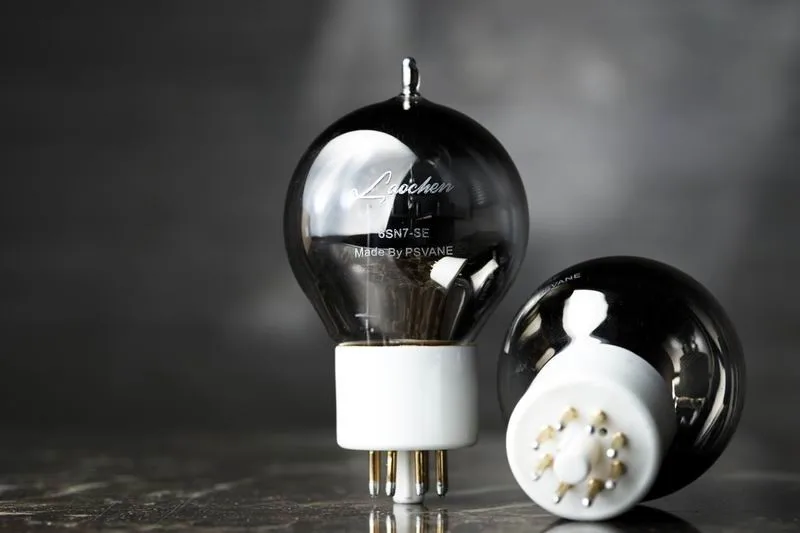

PSVANE 6SN7-SE Vacuum Tube Katherin music Special Customize Version Black Plate Gold Pin Equivalent 6N8P 6H8C 6SN7 Matched Pair
