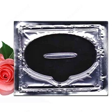 Черная грязевая Хрустальная маска для губ черные гелевые тампоны для губ коллагеновая кристальная маска для ухода за губами