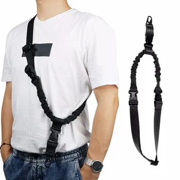 

Tactical Adjustable Gun Sling Military Single Point Nylon Hunting Strap Quick Release Rifle Gun Shoulder Belt