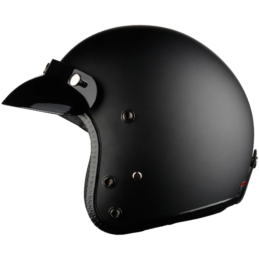 Винтажный мотоциклетный шлем для мотокросса Ретро Кафе Racer Vespa открытое лицо kask