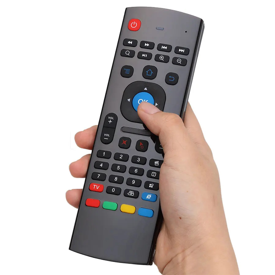 Kebidu обновленная беспроводная клавиатура 2 4G Fly Air Mouse MX3 с дистанционным