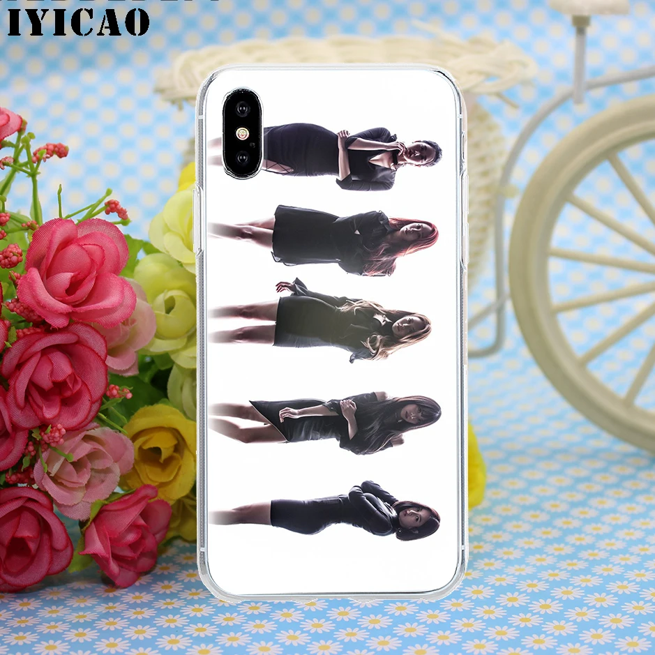 IYICAO ITZY черный Жесткий Чехол для iPhone 4 4S 5 5S Se 6 7plus 8 8Plus X XS MAX XR 6s Plus 11 pro