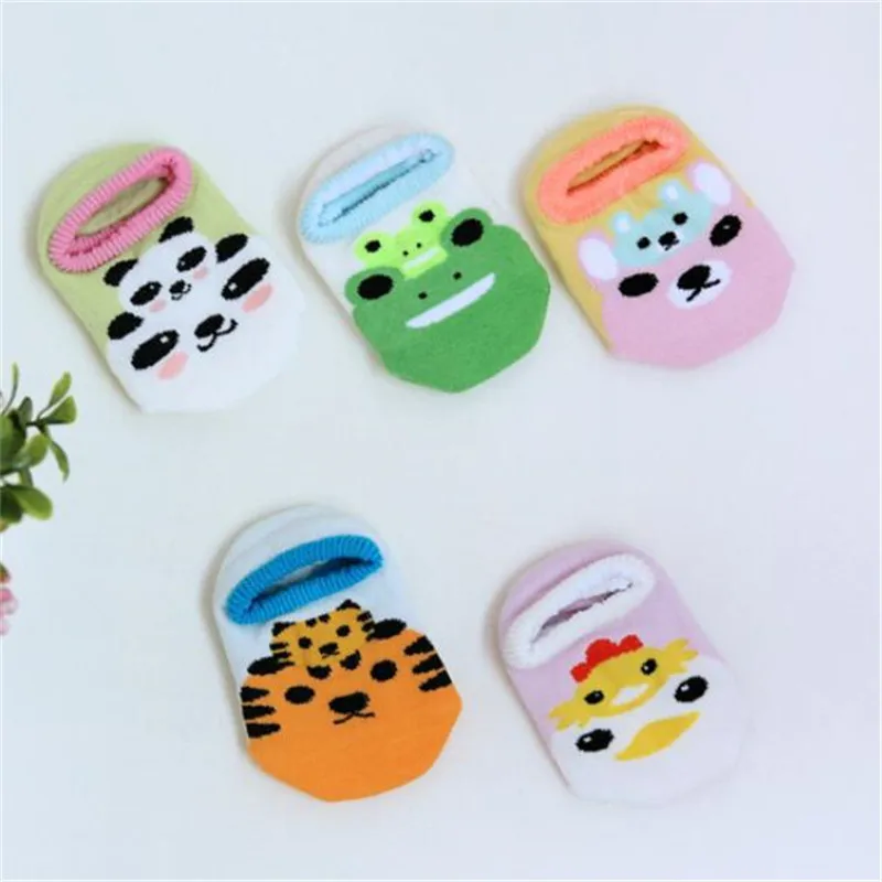 

Winter autumn cartoon animal panda printed socks frog bear tiger cute funny novelty kid non slip floor sock cotton baby socks