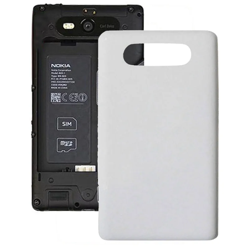

For Nokia Lumia 820Housing Battery Back Cover + Side Button