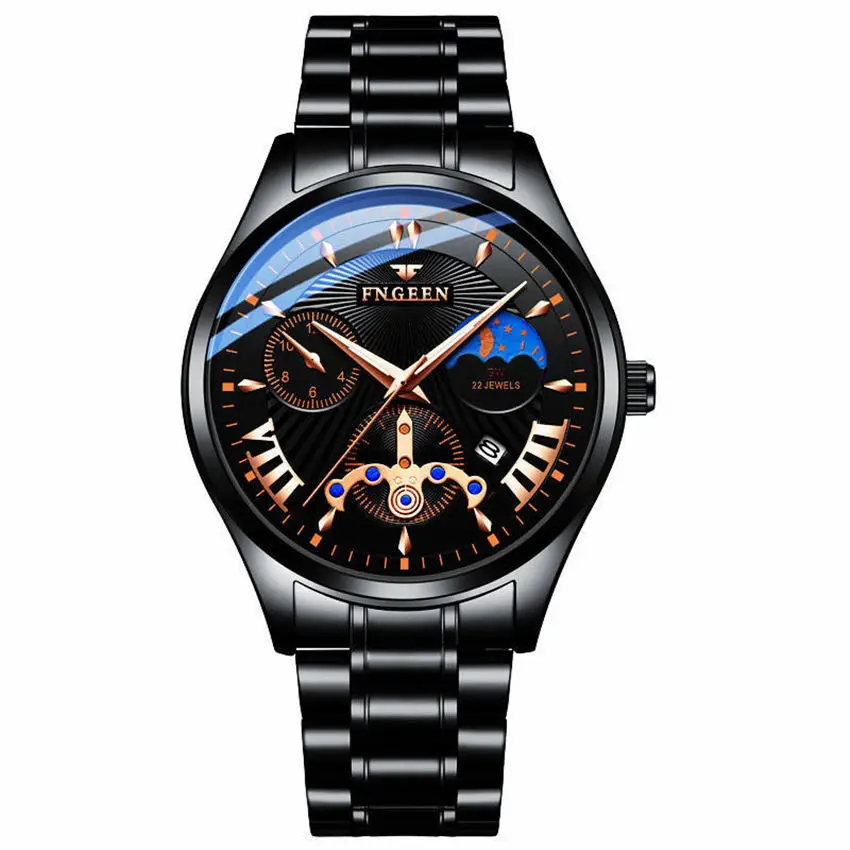 

2019 Fashion Quartz Watch Mens Watches Top Brand Luxury Male Clock Business Wrist Watch Calendar Date Hodinky Relogio Masculino