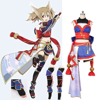 

Sword Art Online Cosplay Silica cosplay costume kimono cosplay can custom made