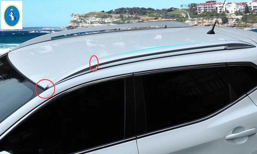 Yimaautotrims السيارات التبعي أعلى حامل سقفي سياج جانبي القضبان حامل الحقائب غطاء تقليم صالح لنيسان قاشقاي J11 2014 2015 2016