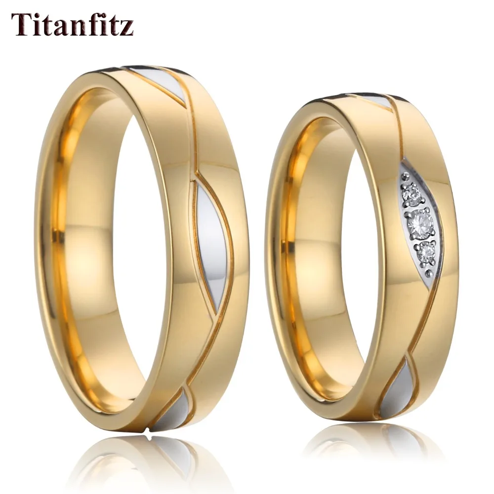 Original Designer Alliances Mens Wedding Band Couple Rings Titanium Stainless Steel jewelry Engagement Rings for Women (3)