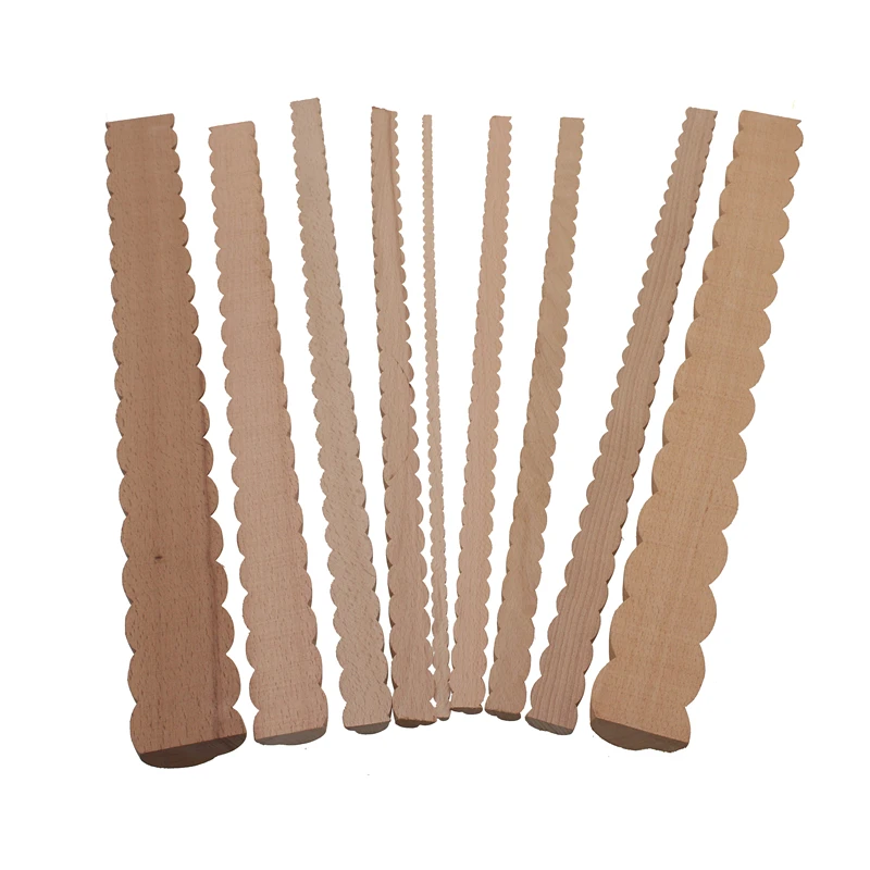 VZLX Wooden Carved Wood Twist Lines Style Decorative Indoor Door Semi Home Decor Decoration Accessories Figurines Miniatures DIY ornament crafts,miniature figurines,resin ornaments,miniature ornament,resin crafts