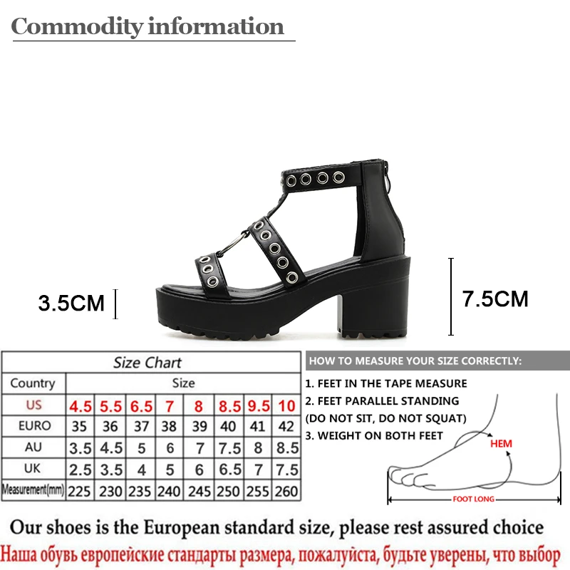 Gdgydh/пикантные женские босоножки с ремешком на щиколотке и заклепками; женская обувь на платформе с ремешком; летняя удобная женская обувь-Гладиатор