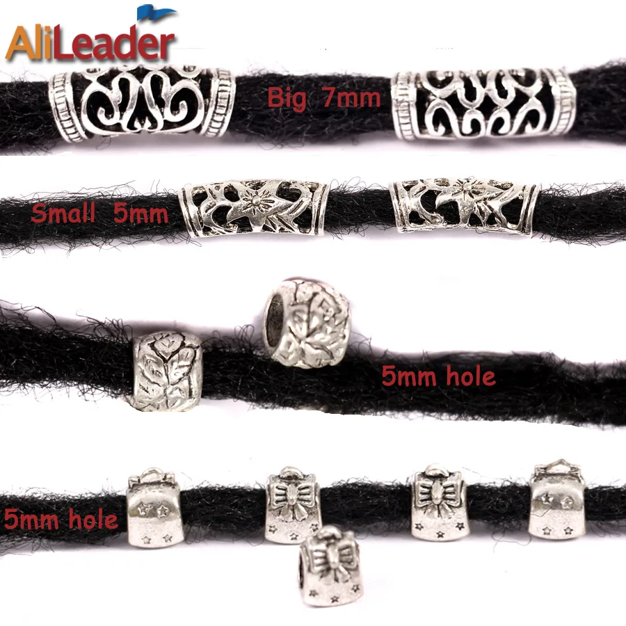 Alileader металлическое кольцо для волос 20 шт. оплетка Dread Dreadlock бусины Asjustable манжеты