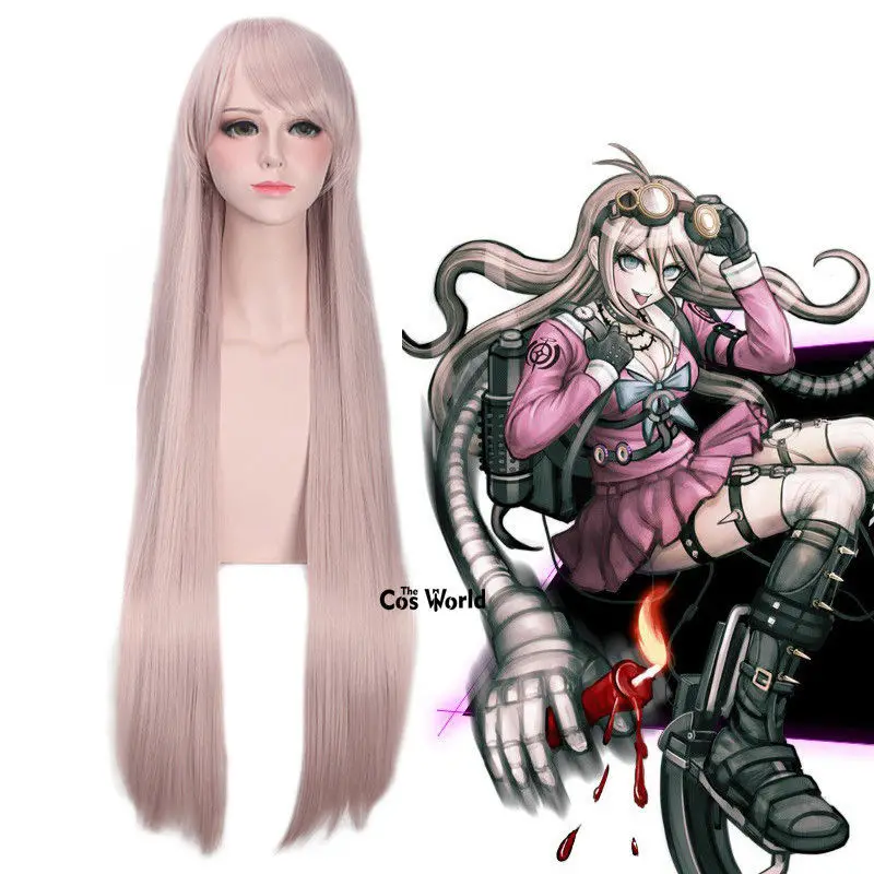 Danganronpa V3: Killing Harmony Iruma Miu моряк костюм Школьная Форма Топы юбка наряд игры костюмы для косплея - Цвет: Wig