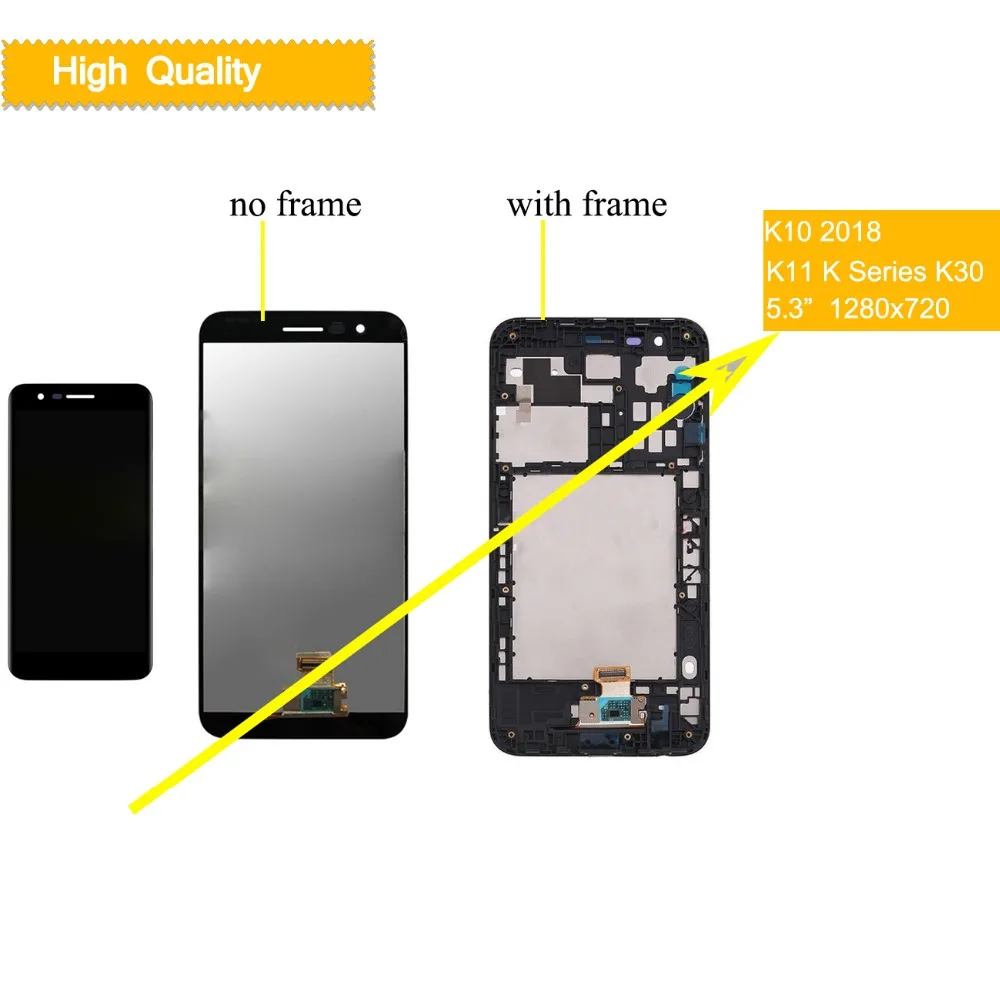 

10pcs/lot LCD display For LG K10 2018 LCD Touch Screen Digitizer Replacement Parts for LG K10 2018 k11 LCD complete assembly