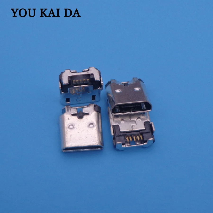 2pcs/lot Micro Mini Usb Jack Socket Connector Charging Port Dock Repair