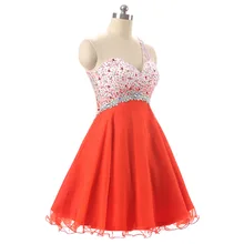 Kurze Abendkleid 2016 Günstige Mode Sexy Kurze Formale Partei-kleid-backless brautkleider Mit Kristall