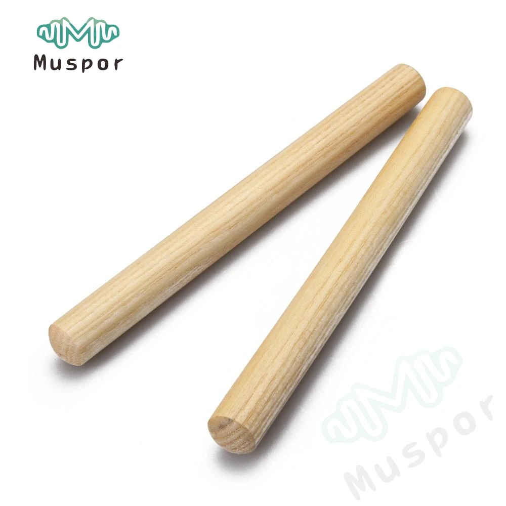 1 пара деревянные Ритм палочки детские инструменты orff игрушки Детские Дошкольное раннее образование