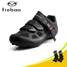 Tiebao sapatilha ciclismo велосипедная обувь для езды на велосипеде дышащая обувь zapatillas deportivas hombre мужские спортивные велосипедные кроссовки