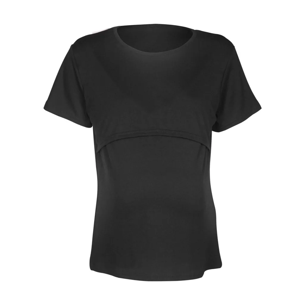 Новая женская рубашка ropa de mujer Одежда для беременных мам Одежда для кормящих мам полосатые футболки с длинными рукавами одежда jurk