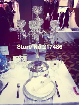 

crystal gift ,crystal candle holder nice decorative crystal table standing candelabras