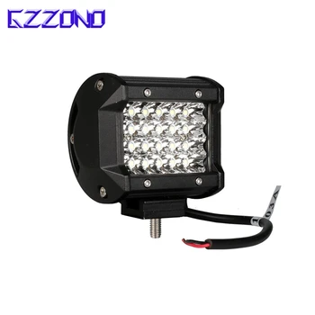 

4" Inch Car Light 72W Auto LED Light Bar 12V 24V Triple Row Combo Beam LED Work Light Bar For Truck, SUV, ATV, 4x4, Offroad Car