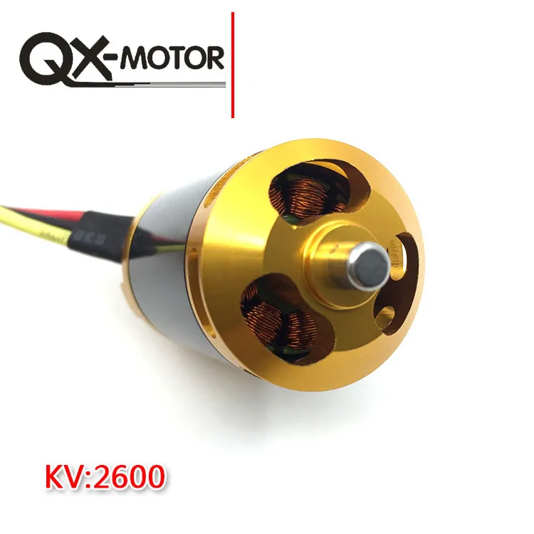 QX MOTOR 70 мм 6 лопастей/12 Baldes двигатель вентилятора EDF QF2827 2300KV/2600KV бесщеточный 3 4S Lipo