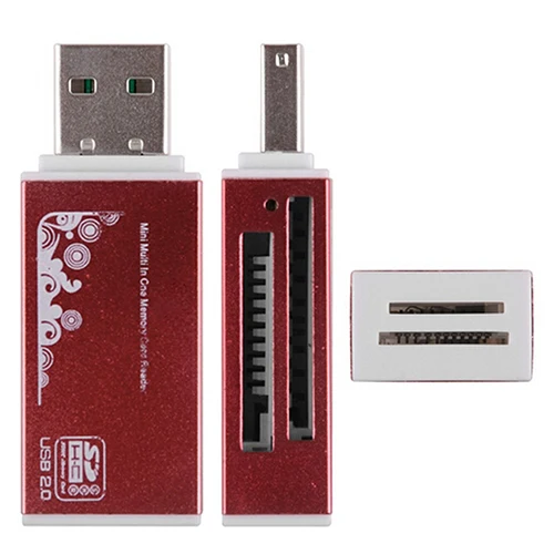 Оптовая продажа USB 2,0 все в 1 Multi чтения карт памяти для картридер 2 микро-sd TF M2 MMC MS PRO DUO