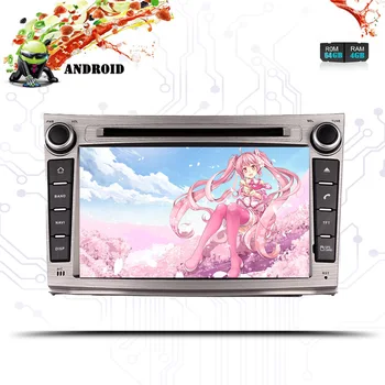 

7" Android 10.0Car DVD For Subaru Legacy Outback 2 Din 8 Core Steering Wheel Control GPS Navigation 1024*600 Audio Video 4+64GB