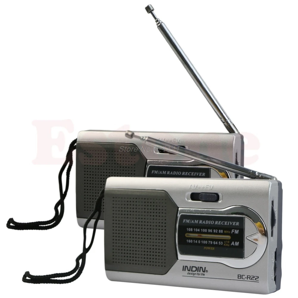 

1 PC Universal Slim AM/FM Mini Radio World Receiver Stereo Speakers MP3 Music Player Electronics Stocks