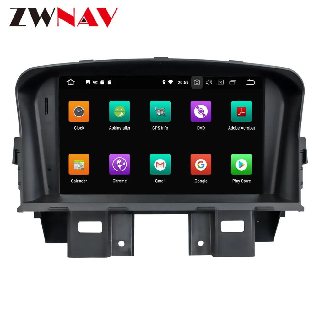 Perfect Android 8.0 Car GPS Navigation auto Car DVD CD Player for Chevrolet CRUZE 2008-2011 Stereo Automedia Sat Nav Headunit multimedia 3