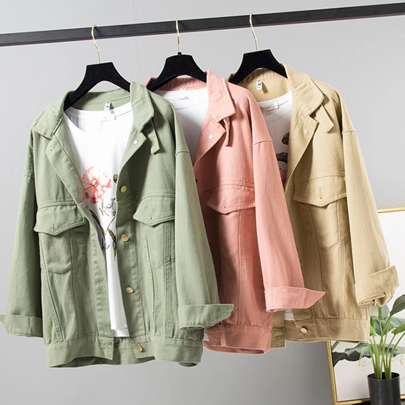 light pink denim jacket womens