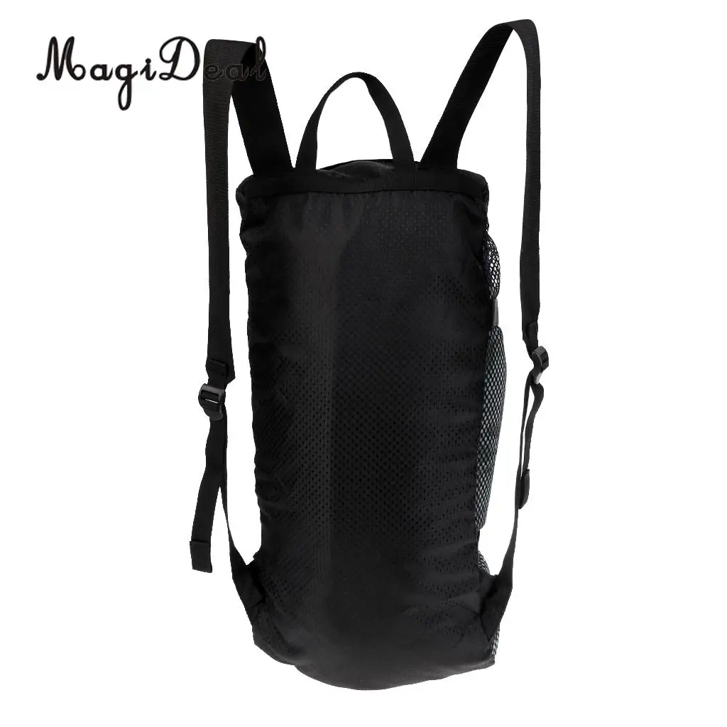 MagiDeal Outdoor Ultralight Folding Rock Climbing Rope Bag Backpack With Ground Sheet & Straps for Camping Caving Equipment Acce
